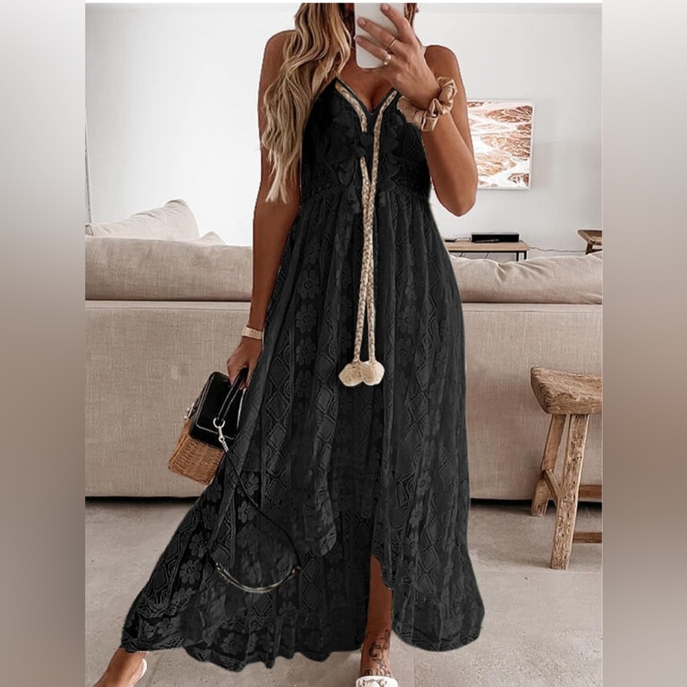 Black Lace Maxi
